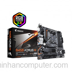 Mainboard Gigabyte B450 AORUS - M (AMD Socket AM4, m-ATX, 4 khe RAM DDR4)