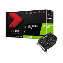 Card màn hình PNY GeForce GTX 1660 6GB XLR8 Gaming OC (VCG16606DFMPB-O)