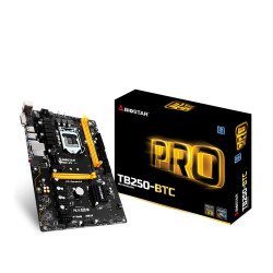 Mainboard Biostar TB250-BTC Ver. 6.x (Intel LGA 1151, ATX, 2 khe RAM DDR4) like new