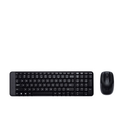 Bộ bàn phím chuột không dây Logitech MK220 Wireless (Black)