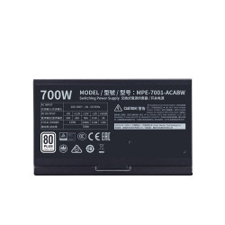 Nguồn máy tính Cooler Master MWE 750 WHITE 230V - V2 80 Plus White