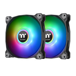 Quạt tản nhiệt Case Thermaltake Pure Duo 12 ARGB Sync Radiator Fan (2-Fan Pack) - Black