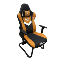 Ghế chơi game AMG-Q chân quỳ (Cam đen)