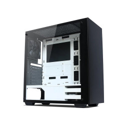 Vỏ case NEXUS M (Mini Tower/Tempered Glass/Black & White)+3 fan