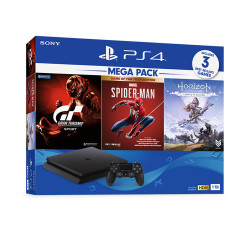 Máy chơi game Sony Playstation 4 Slim Mega Pack CUH-2218B MEGA3 Black