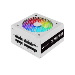 Nguồn máy tính Corsair CX Series CX750F - 750W White RGB 80 Plus Bronze (Full Modular)