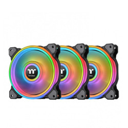 Quạt tản nhiệt Case Thermaltake Riing Quad 12 BLACK ( 3 Fan Pack )