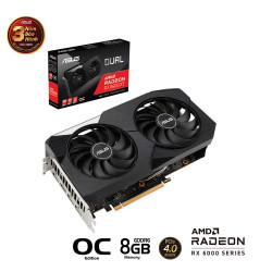 Card màn hình Asus Dual Radeon RX 6600 XT OC Edition 8GB (DUAL-RX6600XT-O8G)