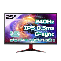 Màn hình Acer Nitro VG252QX (25inch/FHD/IPS/240Hz/G-Sync)
