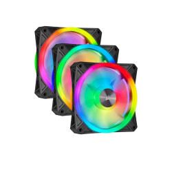 Quạt tản nhiệt Case Corsair QL120 RGB Black (3-Fan Pack)