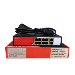 Bộ chia mạng Santo POE+2F HC-G0802FN 8 cổng