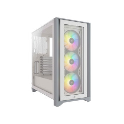Vỏ case Corsair iCUE 4000X RGB TG White