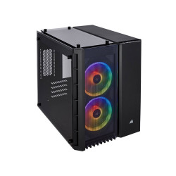 Vỏ case Corsair Crystal series 280X RGB Tempered Glass
