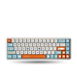 Bàn phím cơ Darmoshark K5 Gulf Racing Edition - TTC Red Switch V3 (White/Ocean Blue)
