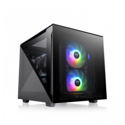 Vỏ case Thermaltake Divider 200 Tempered Glass Micro Chassic Black