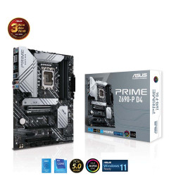 Mainboard Asus Prime Z690-P D4 (Intel Socket 1700, ATX, 4 khe RAM DDR4)