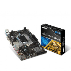 Mainboard MSI H110M PRO-VD Plus (Intel Socket 1151, m-ATX, 2 khe RAM DDR4)