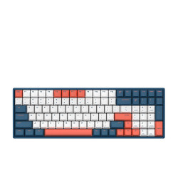 Bàn phím cơ IQUNIX F96 Coral Sea Wireless RGB Cherry MX Switch