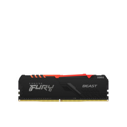 RAM Desktop Kingston Fury Beast RGB 8GB (1x8GB) DDR4 3200MHz 