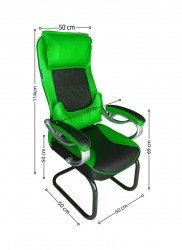 Ghế chơi Game – Quán Net G32 (LƯỚI CHỊU LỰC)