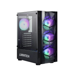 Vỏ case Montech X1 Mesh Black (3 Fan LED RGB)