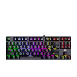 Bàn phím cơ DareU EK87 Multi Led Black - Blue Switch