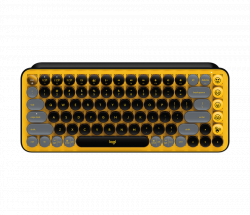 Bàn phím không dây Logitech POP Keys Wireless (Yellow/Black) 