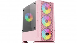 Vỏ case KENOO ESPORT G362 Màu Hồng (M-ATX | Chưa Quạt)