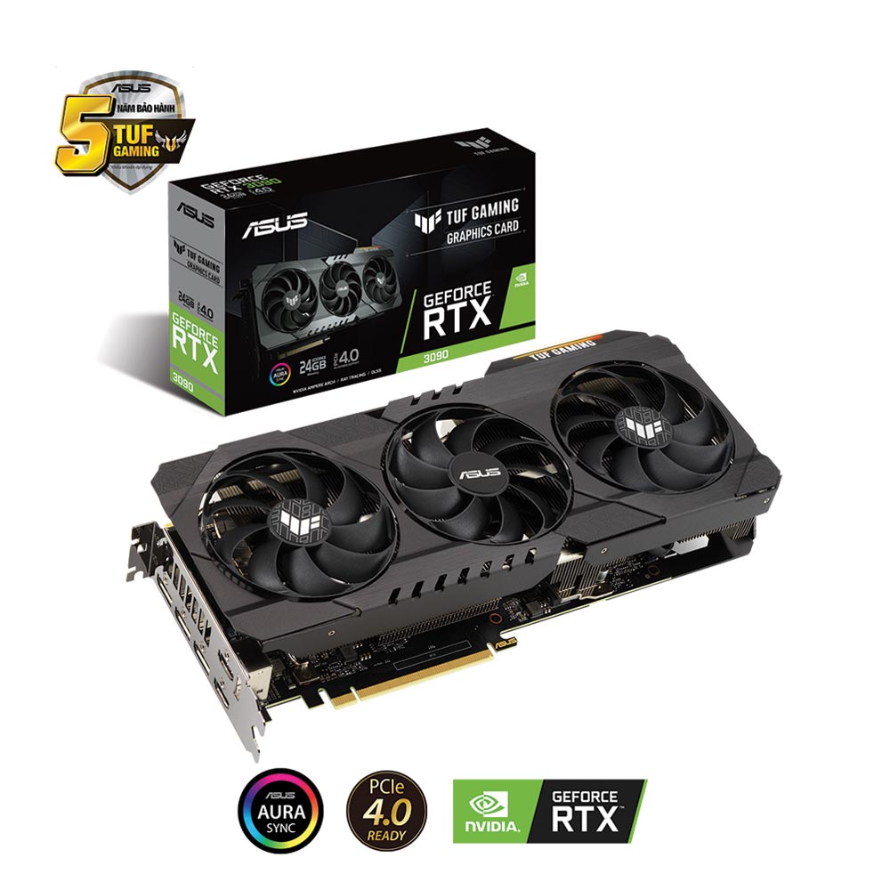 thumbnail image 2 of ASUS TUF GeForce RTX 3090 Gaming OC GPU – For Parts Only (No Core/VRAM) AS-IS 2 of 6
