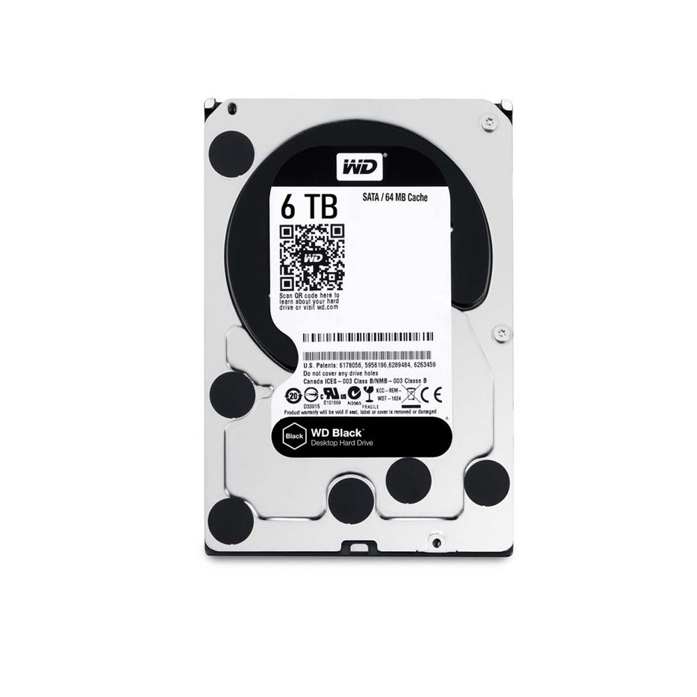 Ổ cứng HDD Western Caviar Black 6TB 3.5" 7200RPM 256MB