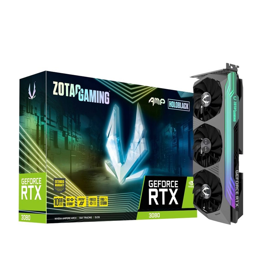 Card màn hình Zotac Gaming GeForce RTX 3080 AMP Holo (ZT-A30800F-10P)