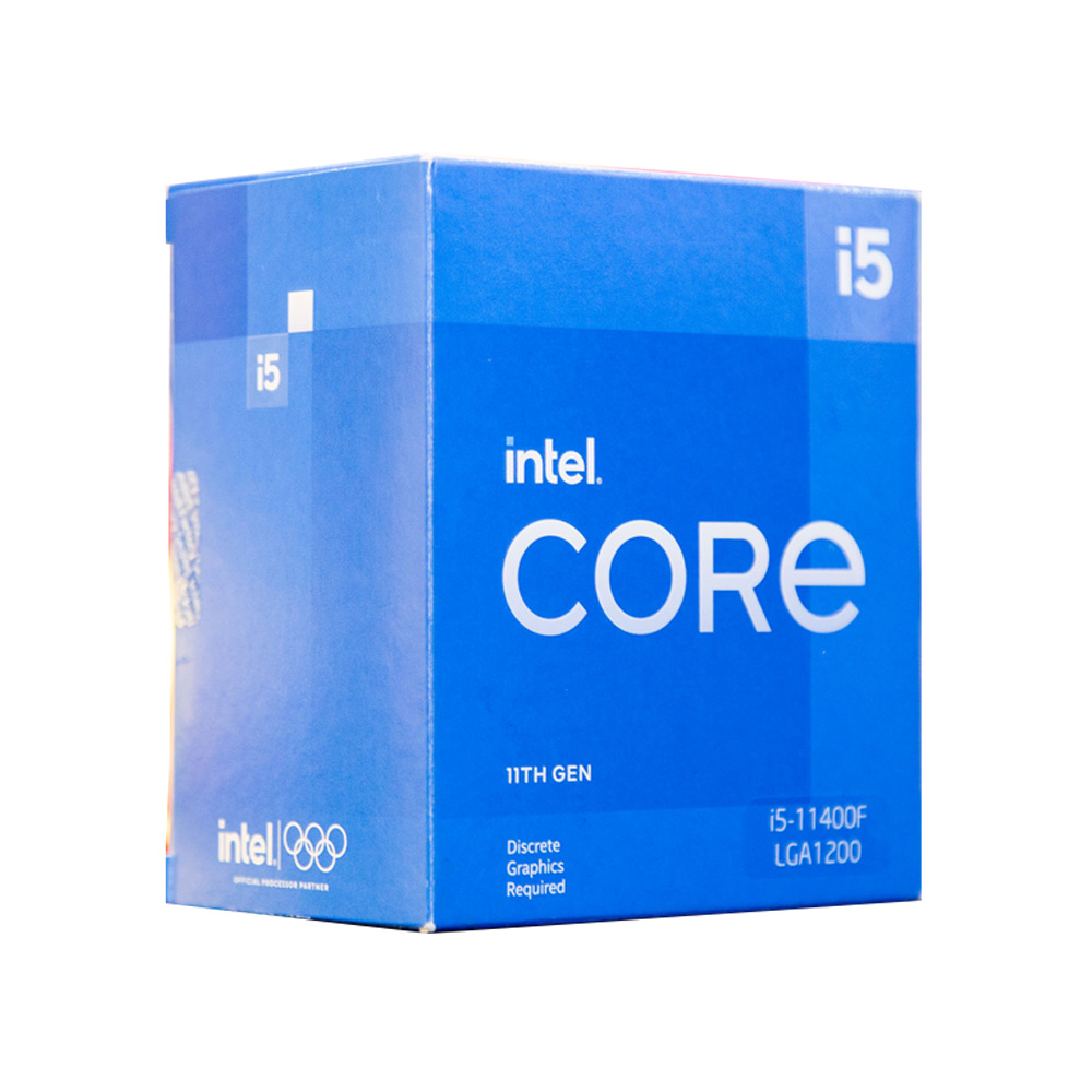 CPU Intel Core i5-11400F (2.6GHz turbo up to 4.4GHz, 6 nhân 12 luồng, 12MB Cache, 65W) - Socket Intel LGA 1200