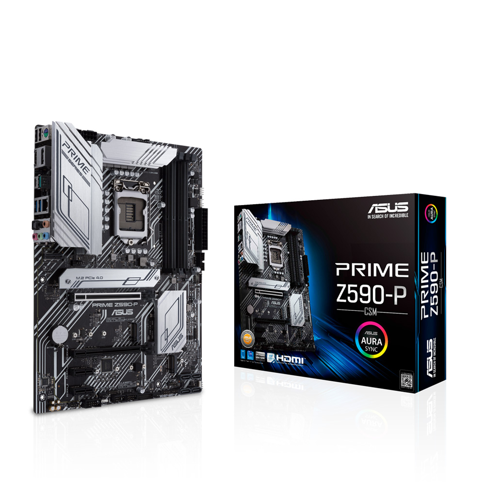 Mainboard Asus PRIME Z590-P/CSM (Intel Z590, LGA1200, ATX, 4 khe RAM DDR4)