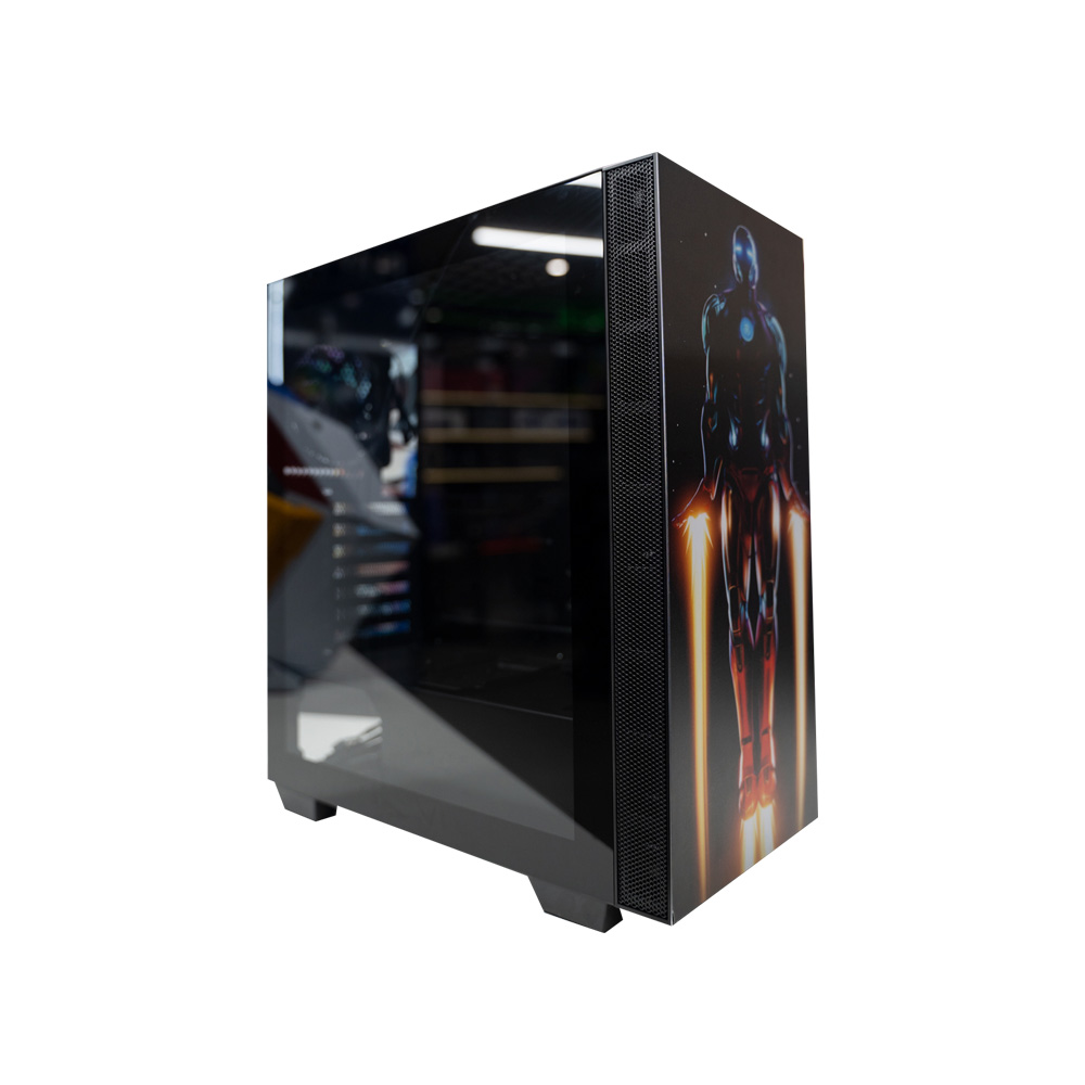 Vỏ case Custom MSI SEKIRA 100P Iron Man Edition